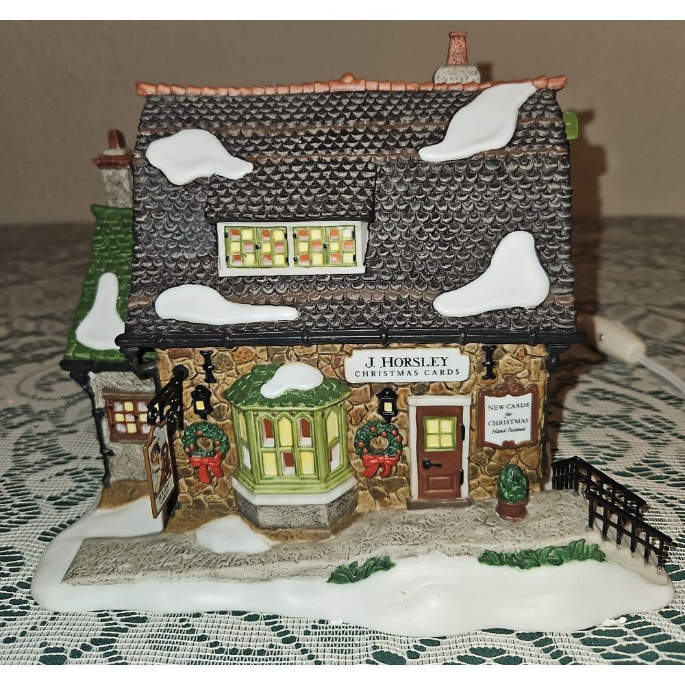 Department 56 Lighted Festive Christmas Card Shop